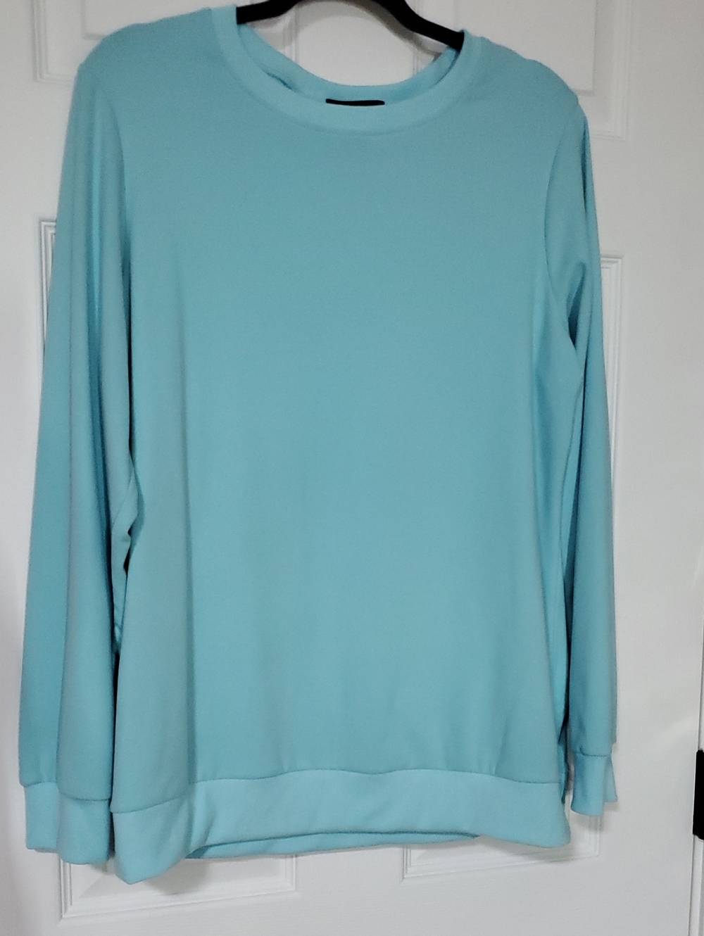 Everyday Relaxed Crewneck Sweatshirt - Aqua Blue